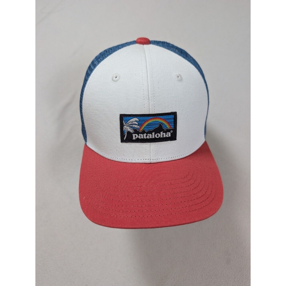 Patagonia Pataloha Mesh Trucker Snapback Hat Patalokahi Logo Rainbow Youth - Picture 2 of 7